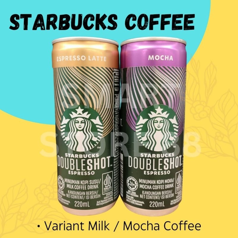 

STARBUCKS COFFEE DOUBLESHOT ESPRESSO 220ML STARBUCK KOPI KALENG