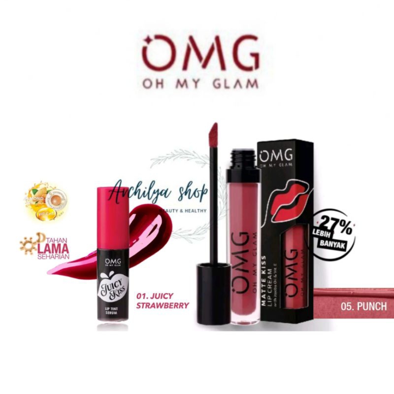 OMG Lipcream &amp; Liptint Fucsia Juice Ombre 2in1