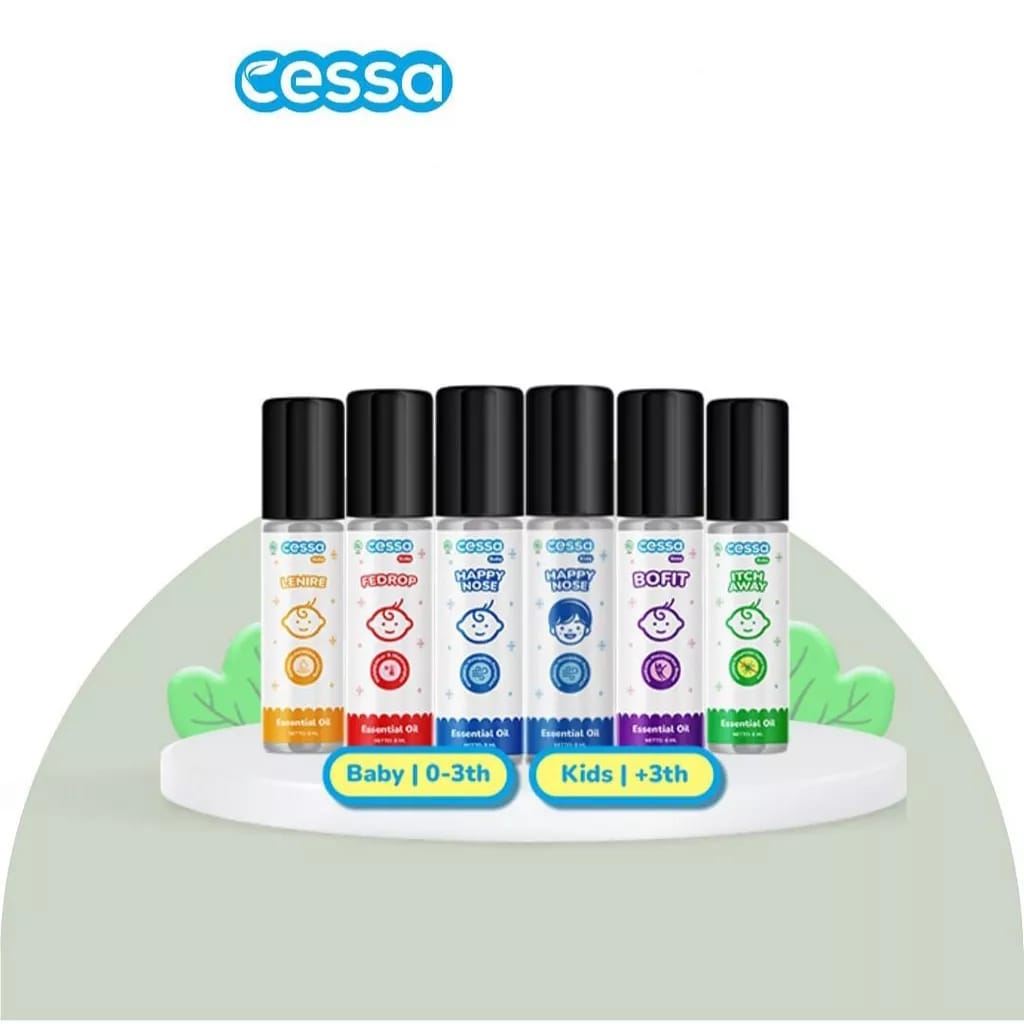 CESSA BABY ESSENTIAL OIL 0-3 thn | KIDS ESSENTIAL OIL +3 Thn (8ml)