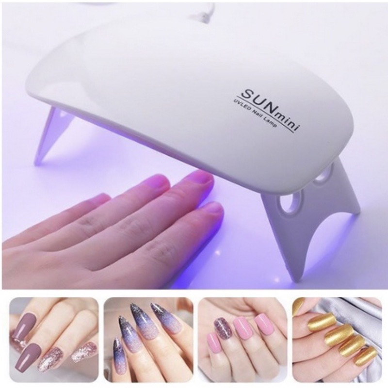 SUN Mini UV LED Nail Lamp Pengering Cat Kuku Kutek