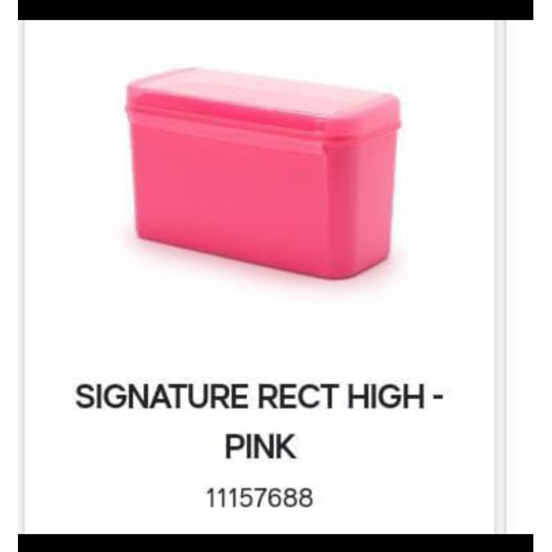 Signature Rect High pink