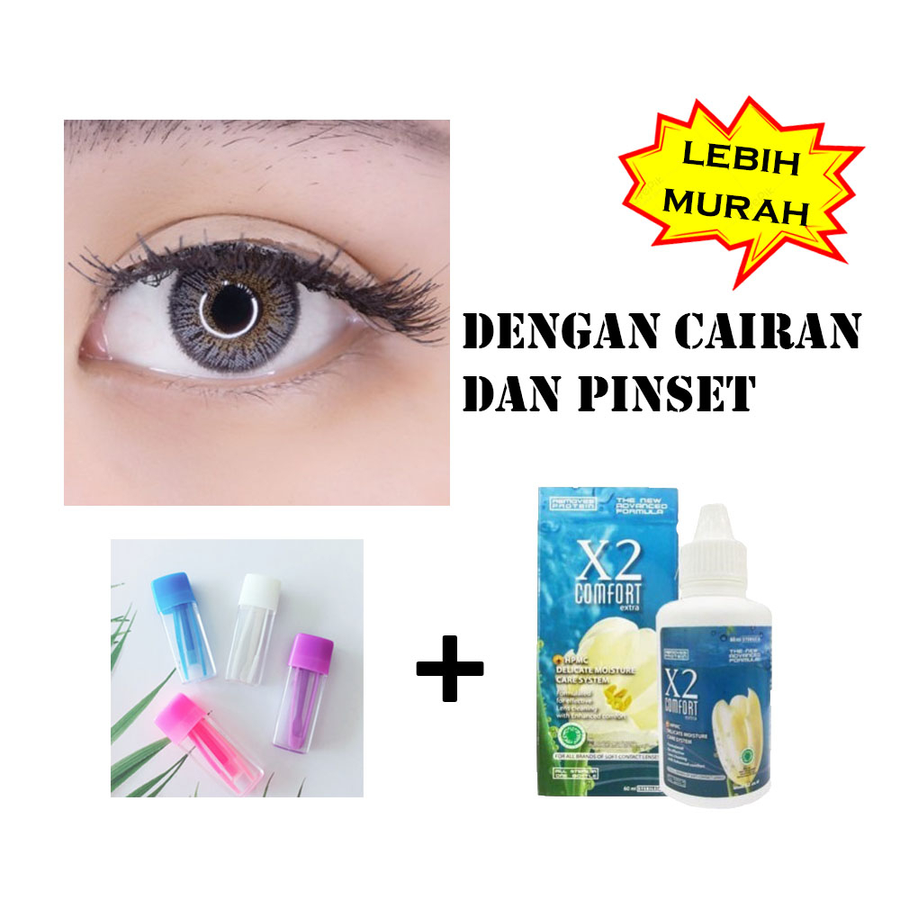 PAKET SOFTLENS JAZZ - 14.2MM (NORMAL) + CAIRAN X2 COMFORT 60ML + PENJEPIT / PINSET