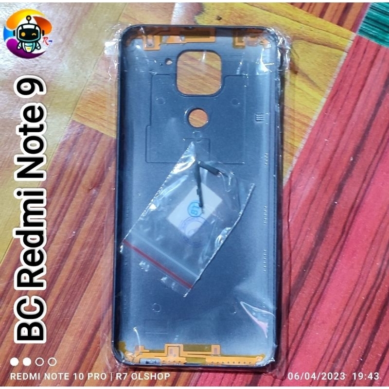 Backdoor Xiaomi Redmi Note 9 Backcover Redmi Note 9