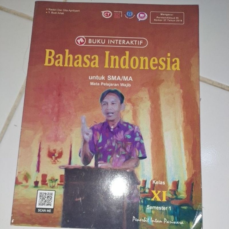 

Preloved Bekas Buku PR Interaktif Kelas 11 SMA MA Bahasa Indonesia Semester 1 Intan Pariwara