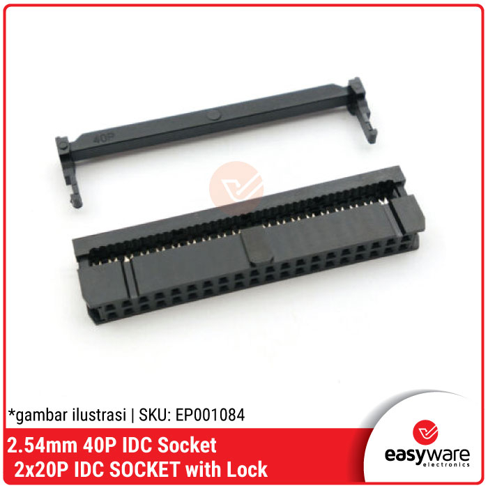 40P IDC SOCKET 2x20P IDC SOCKET FEMALE 40 PIN IDC KONEKTOR SOKET IDC FC-40P