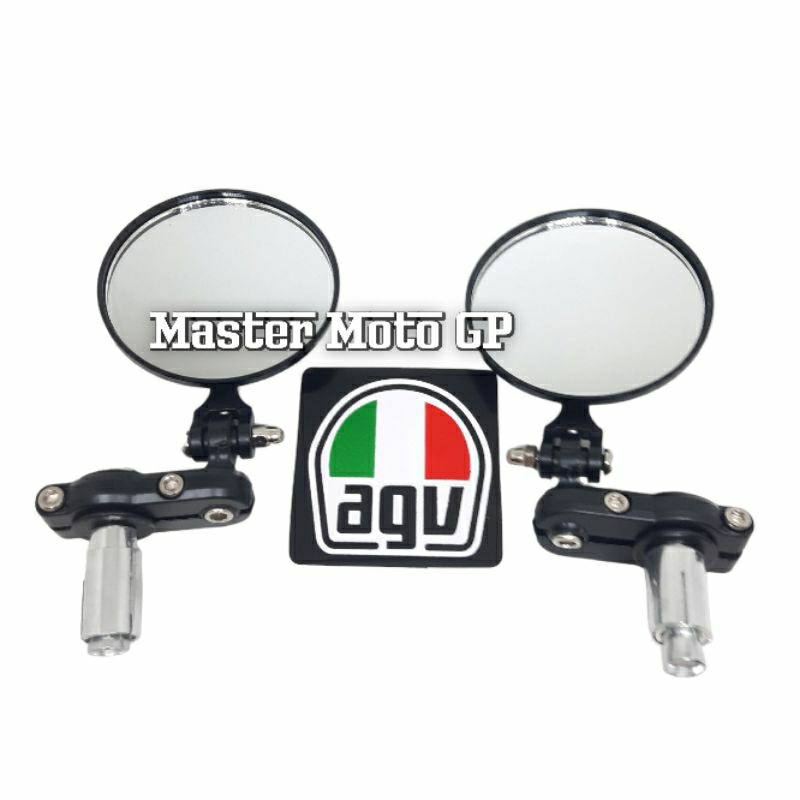 Spion jalu bulat lipat AGV Spion jalu caferacer SH 001 Spion Bar end Caferacer AGV SBJ-112 Nmax klx lexi pcx adv vario xsr xabre cbr aerox Xmax scoopy fino fazzio