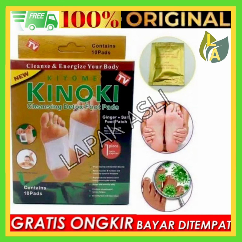 KINOKI GOLD DETOX FOOD PATCH Terapi Alami Serap Racun Dalam Tubuh