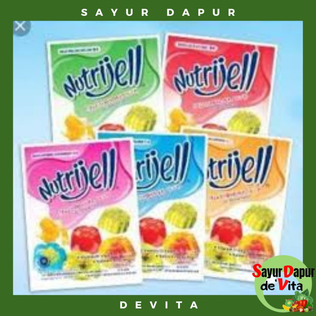 NUTRIJELL JELLY ALL VARIAN 15 GR [ PER SACHET ]