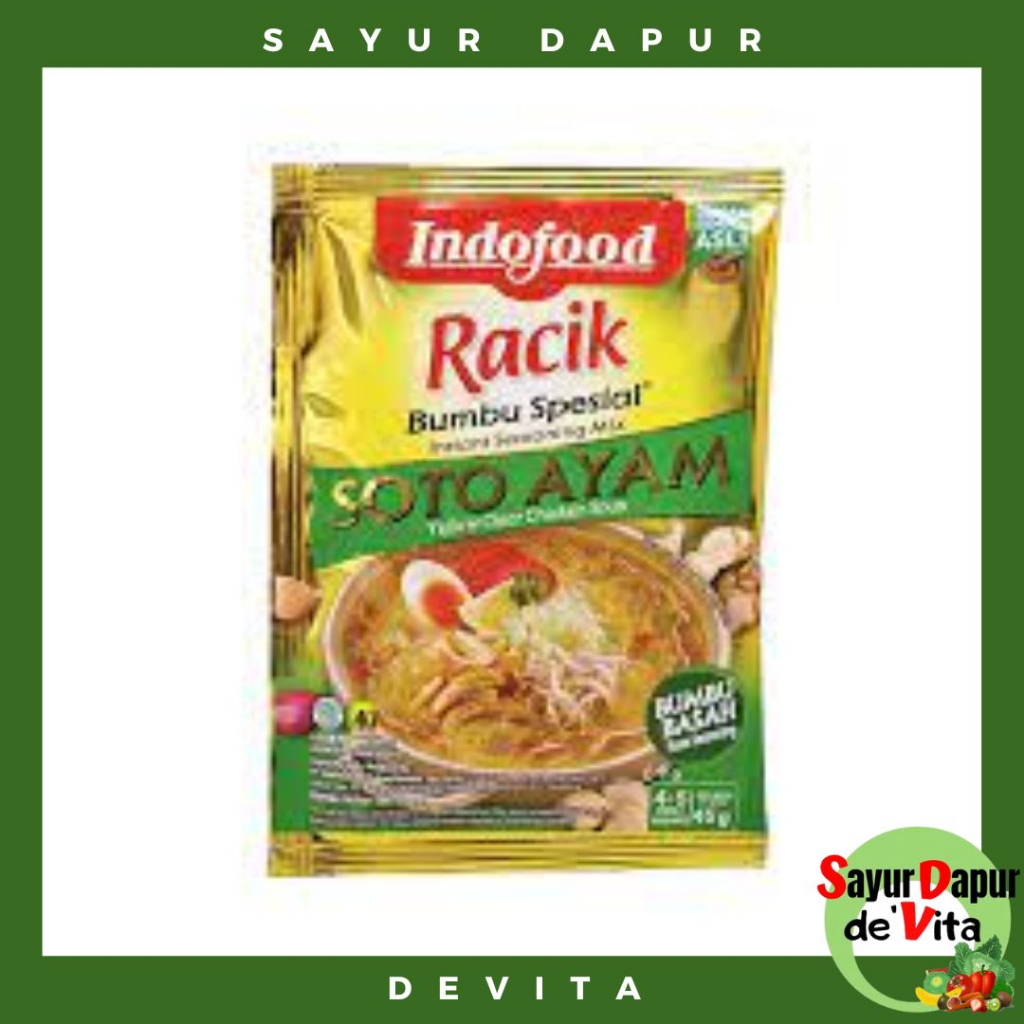 Aneka Macam Bumbu Racik Basah Indofood 45 gram