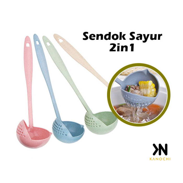 Centong Sayur Sup Saringan 2in1 Multifungsi