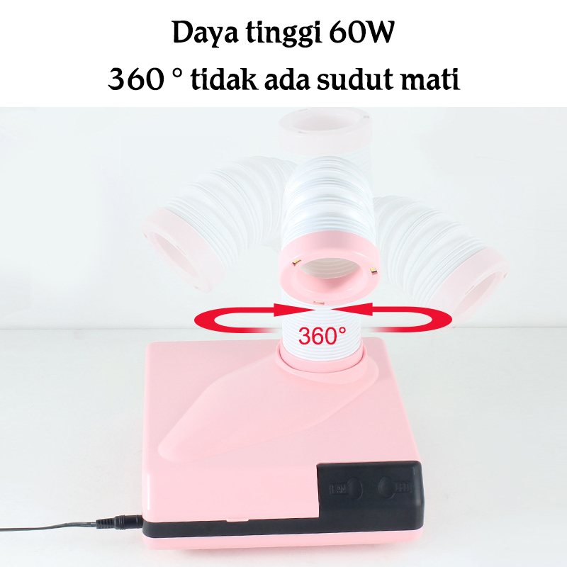 ⭐65W &amp; Tujuan Ganda &amp; Nyaman⭐ Nail Dust Collector Adjustable Speed Strong Power Electric Garansi/ Mesin Sedot Debu Kuku / Debu Kolektor Kuat Fan Vacuum Cleaner Nail Untuk Manikur