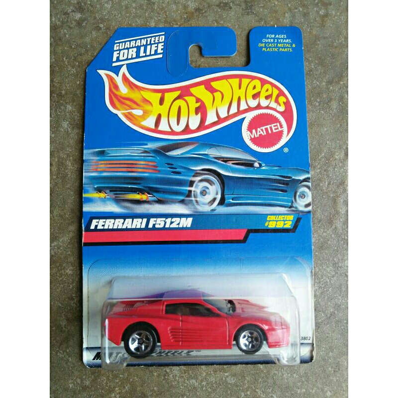 Hotwheels Ferrari F512M Red
