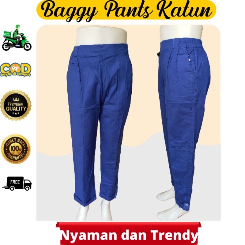 BAGGY PANTS WANITA KATUN STRETCH baggy pants wanita jumbo baggy pants wanita karet pinggang baggy pants wanita katun twill baggy pants katun Stretch premium celana baggy pants karet pinggang celana baggy pants katun wanita celana katun baggy pants wanita