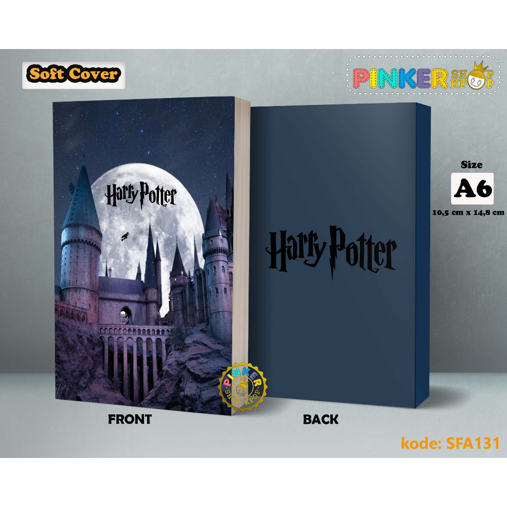 

(SFA131) Pocket Note HARRY POTTER Softcover A6/A55 Buku Tulis catatan Notes Agenda Planner Jurnal