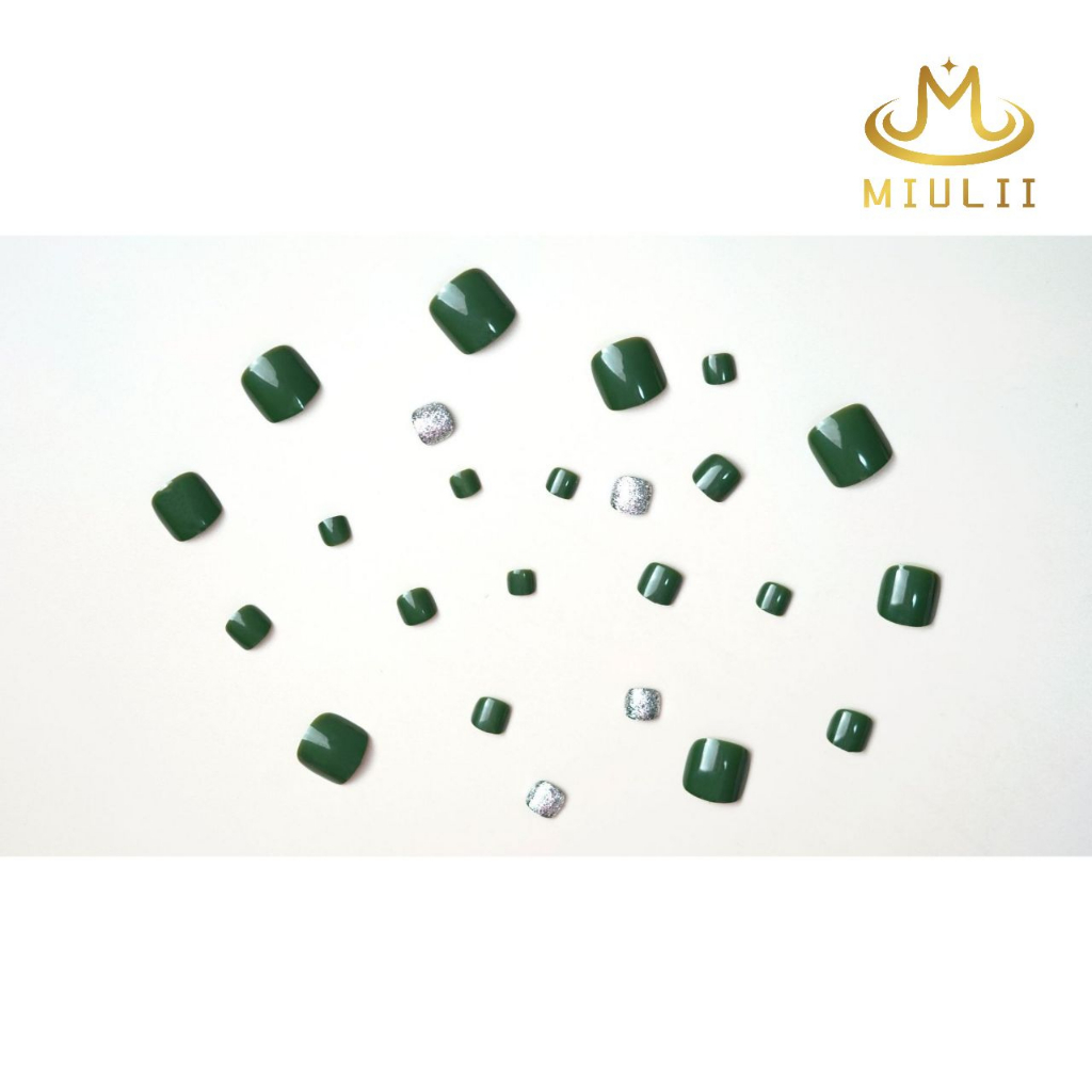 MIULII / KUKU PALSU  A0717  / 24PCS / 3D / NAIL ART / PREMIUM / CUTE / FREE LEM JELLY / KUTEK