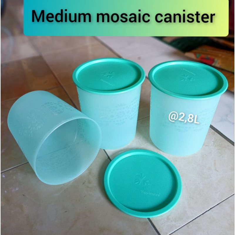 medium mosaic canister 2,8L toples mosaic canister (1)