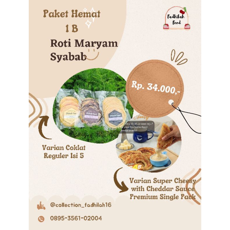 

Paket Hemat 1 B Roti Maryam Syabab||Roti Cannai Praktis Murah Meriah||Mudah Membuat Kenyang Lezat Enak