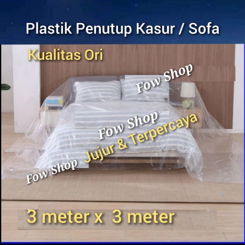 PLASTIK BENING TUTUP PENUTUP BUNGKUS PEMBUNGKUS KASUR SOFA SPRINGBED