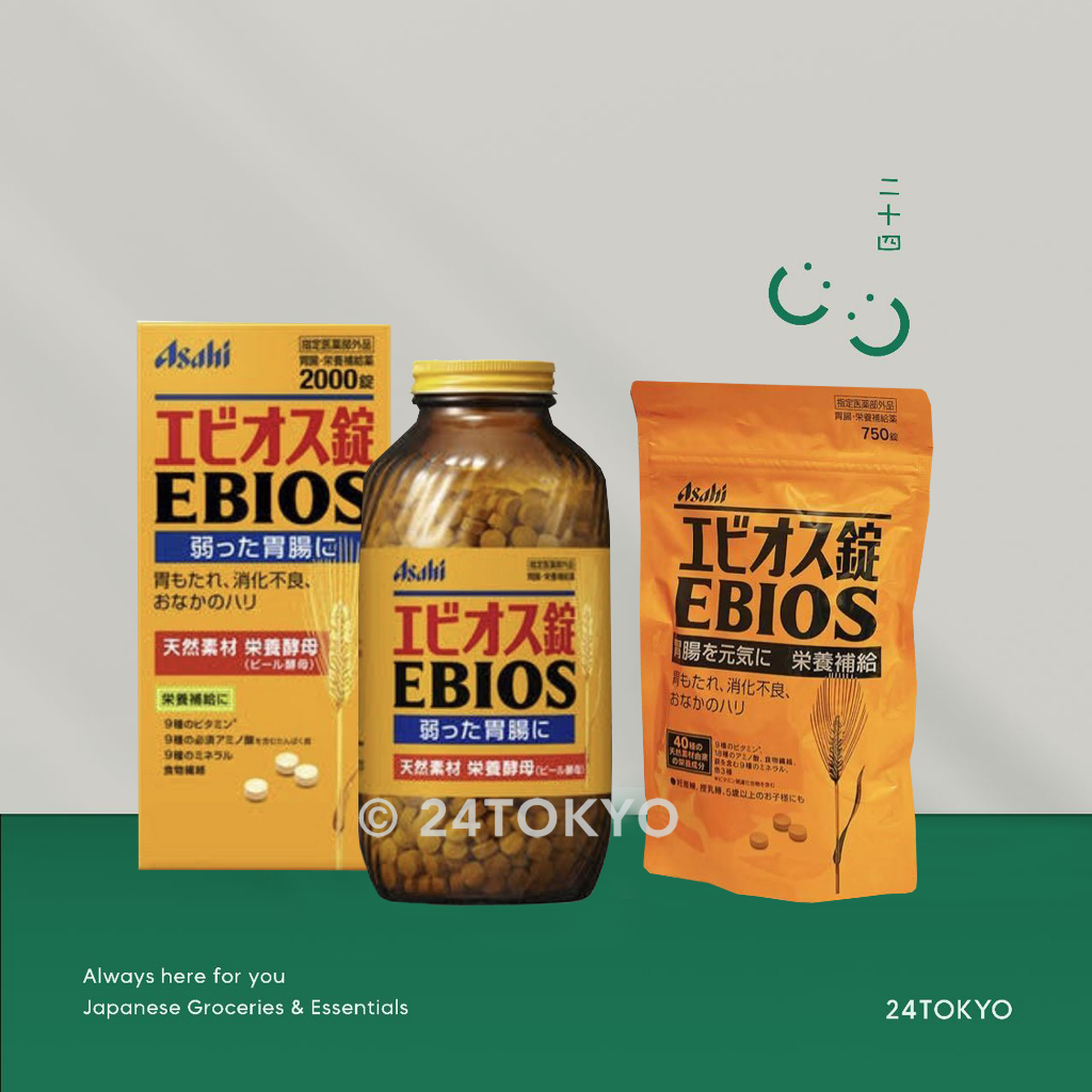 24Tokyo - Ebios vitamin suplemen pencernaan perut kembung jepang