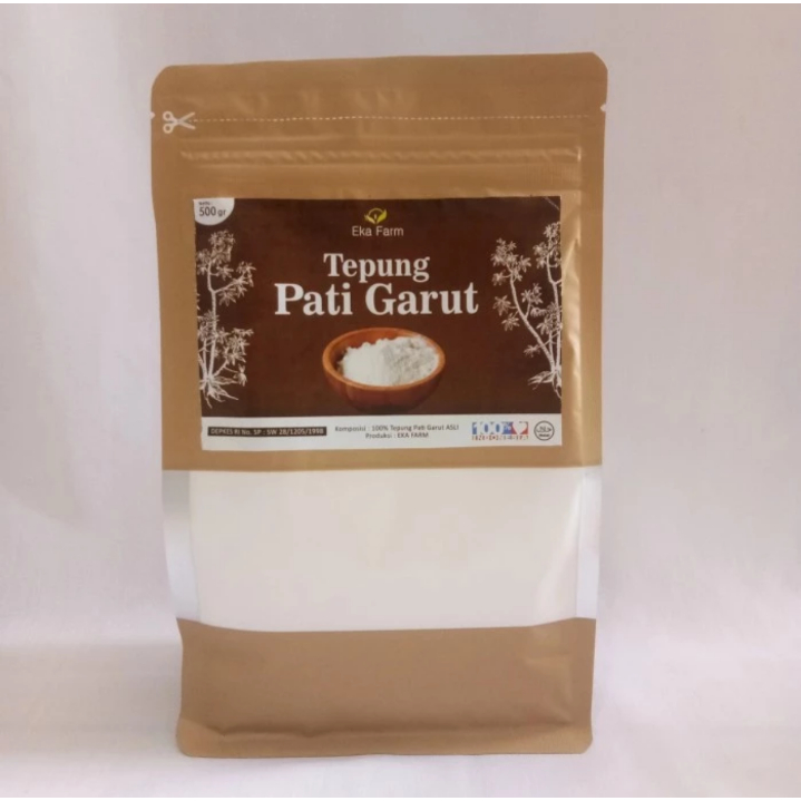 

Tepung PatiGarut ( arrowroot flour) Eka Farm 500 gr