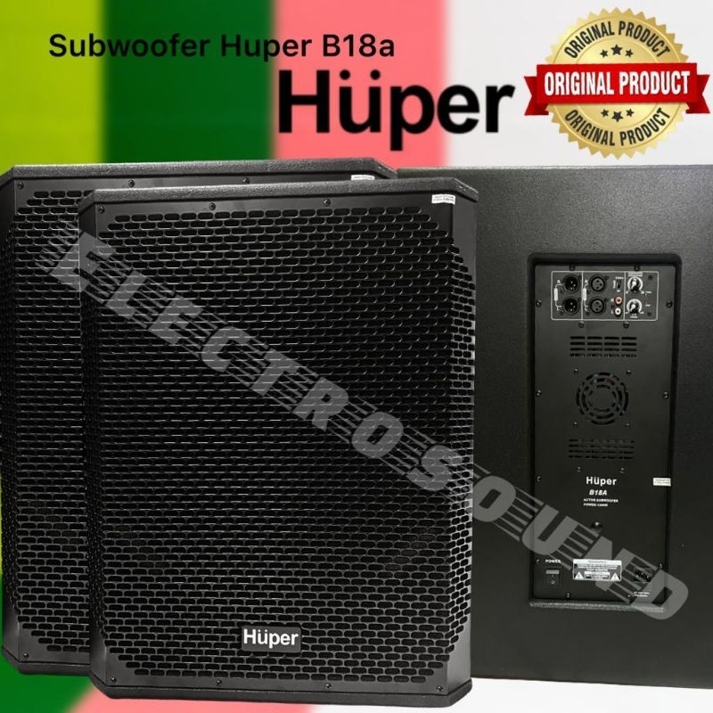 Subwoofer aktif huper B18 / B18 / Huper B 18 ORIGINAL (18INCH)