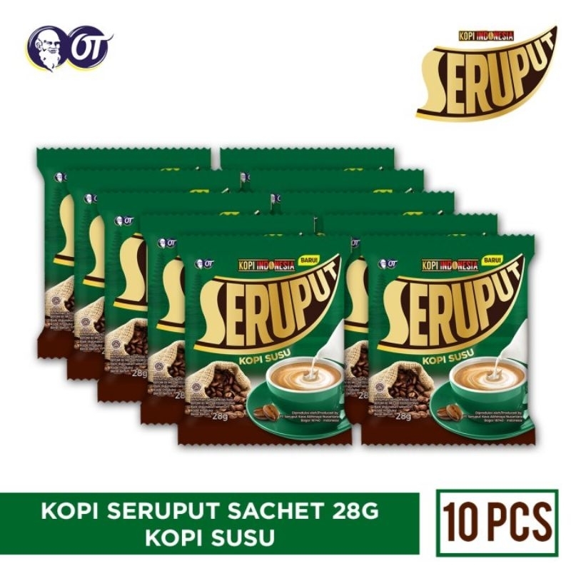 KOPI SUSU TULEN SERUPUT 1 RENCENG ISI 10 SACHET