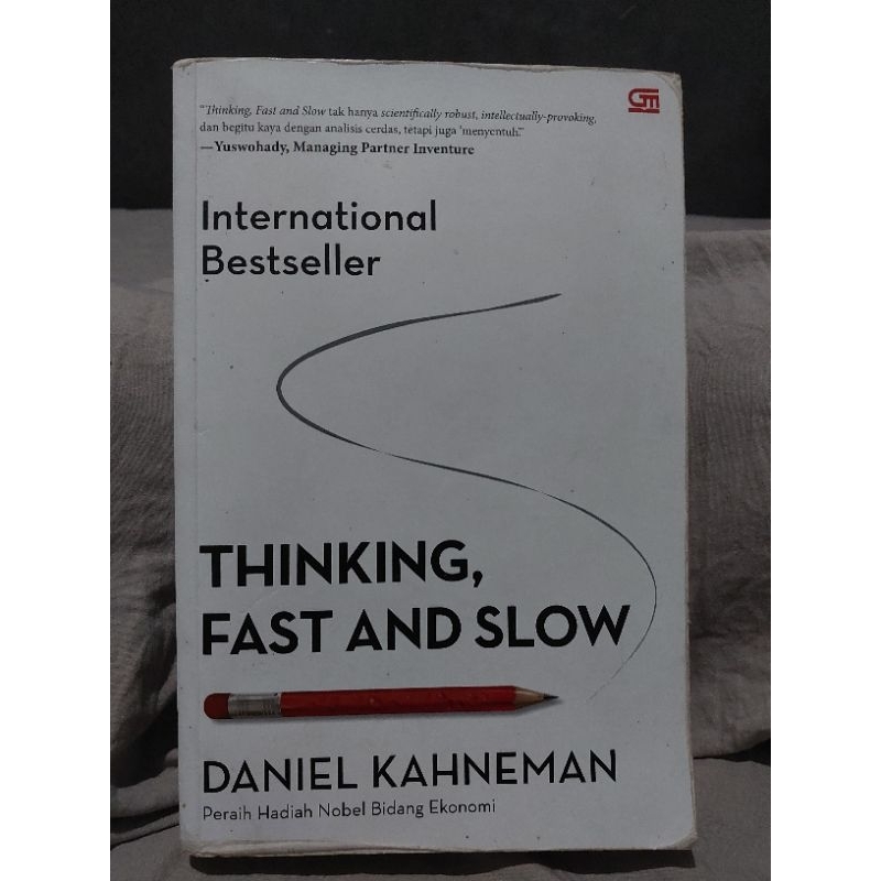 Buku preloved Thinking fast and slow