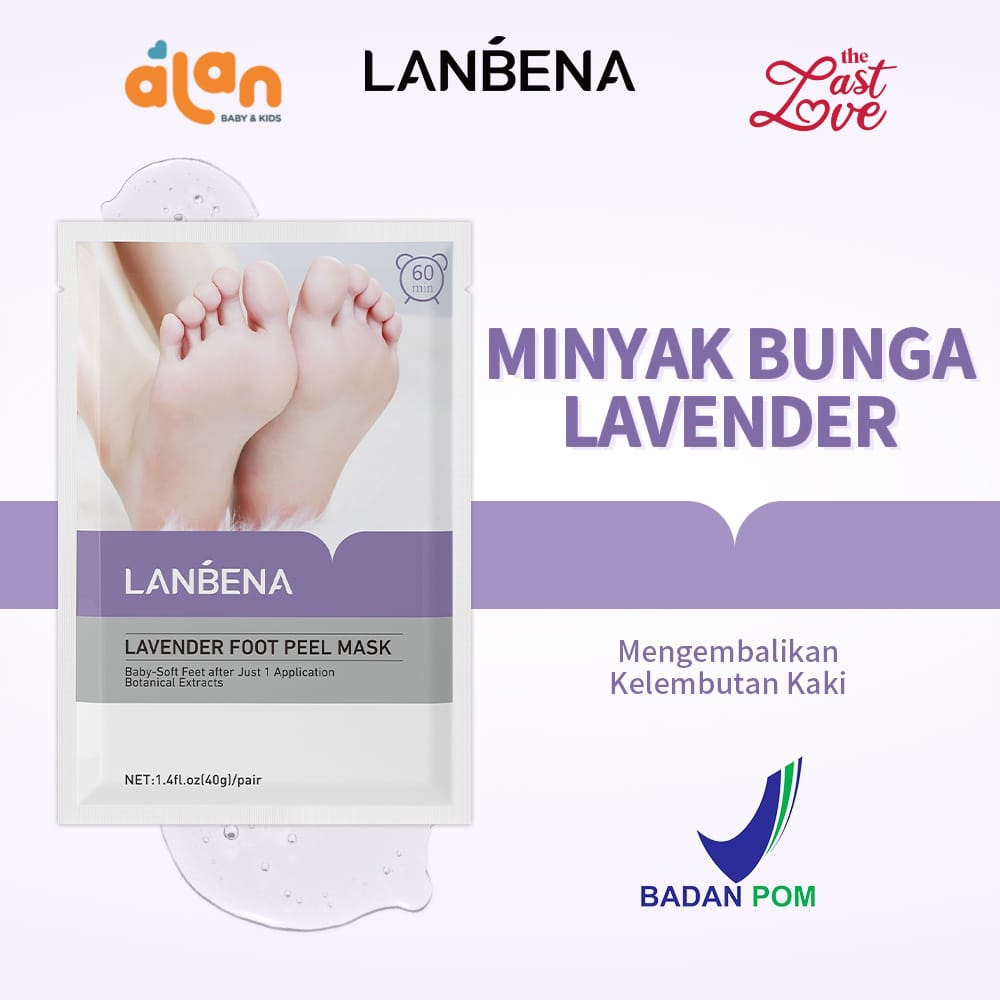 Last Love Lanbena Foot Peel Mask sheet 2 pcs