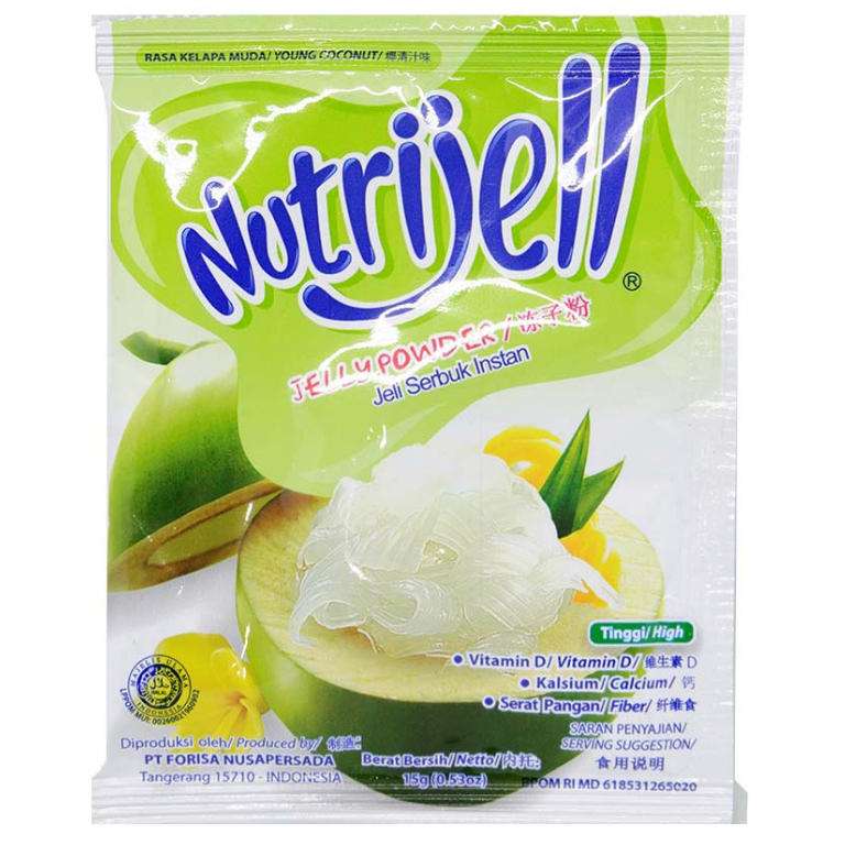 Nutrijell 10 gr Jelly Powder Nutrijel kemasan ekonomis varian rasa buah