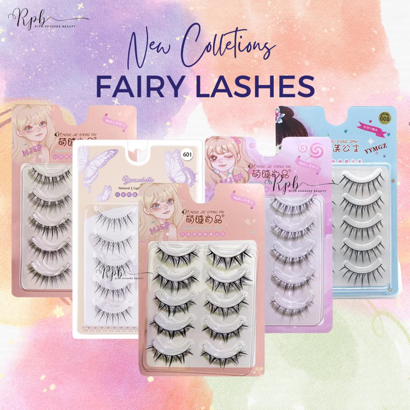 RPB NEW COLLECTIONS FAIRY LASHES - DOUYIN IDOL KPOP MANGA LASHES