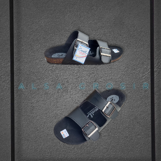 Sandal carvil kulit/ Sandal pria / Sandal wanita / Sandal pria dan wanita terbaru / Sandal kulit / Sandal puyu pria