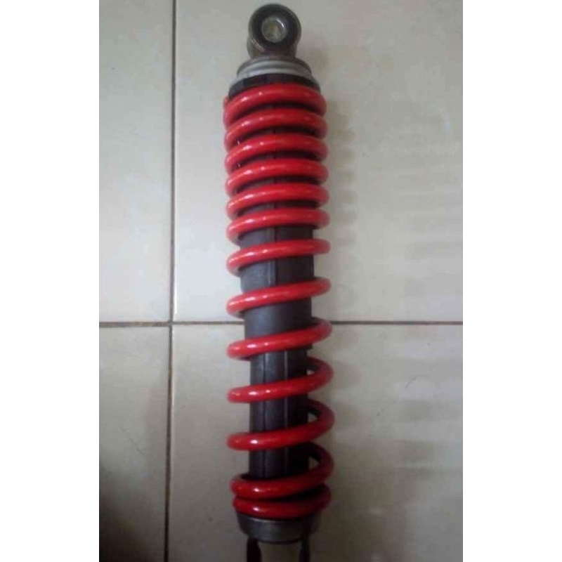 SHOCK BREAKER BELAKANG BEAT KARBU REPAINT PER MERAH ORIGINAL