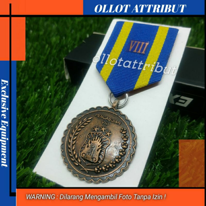 MENDALI 8 TAHUN POLRI SATYA LENCANA PDU 8 TAHUN POLRI/ MENDALI 8 TAHUN POLRI