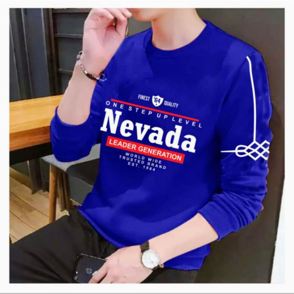 KAOS PRIA LENGAN PANJANG / KAOS COWOK MODEL TERBARU KOREA / KAOS PRIA KEREN / BAJU KAOS PRIA MODEL S