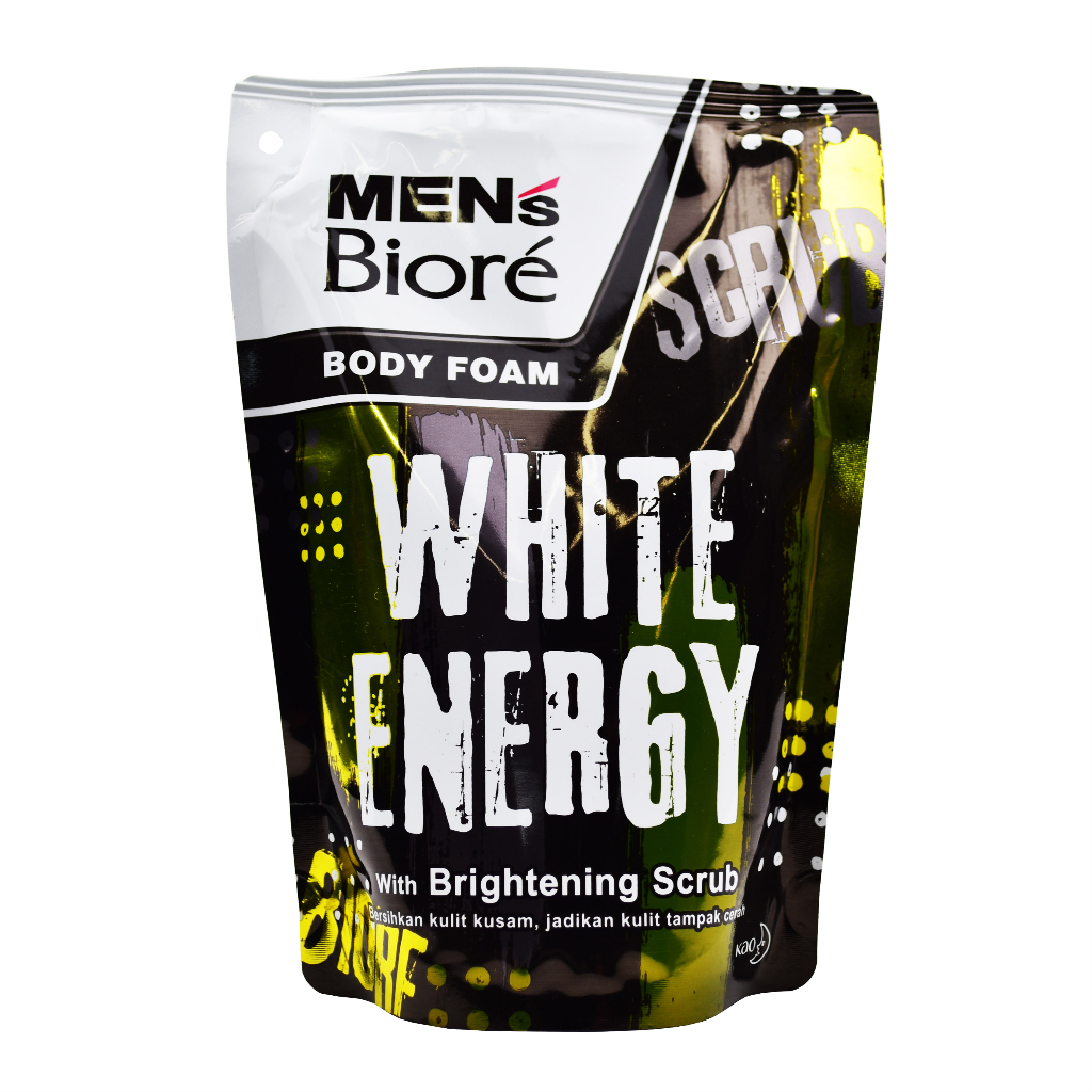 SABUN MANDI PRIA MENS BIORE 400 ML BODY FOAM POUCH REFILL