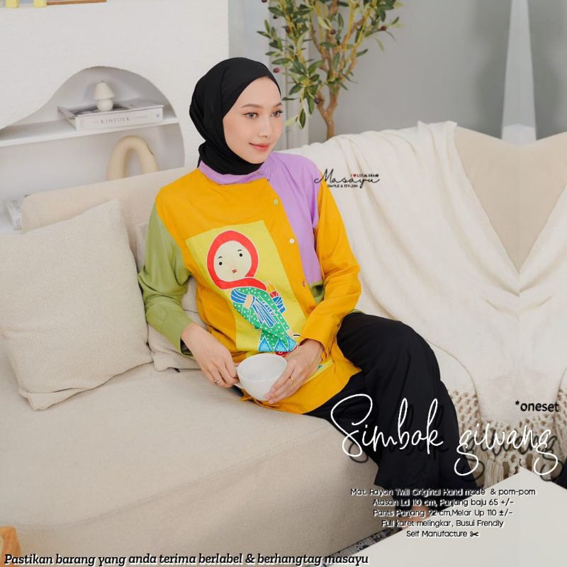 one set batik kekinian / simbok giwang/simbok rombongan / simbok jamu / by masayubatik