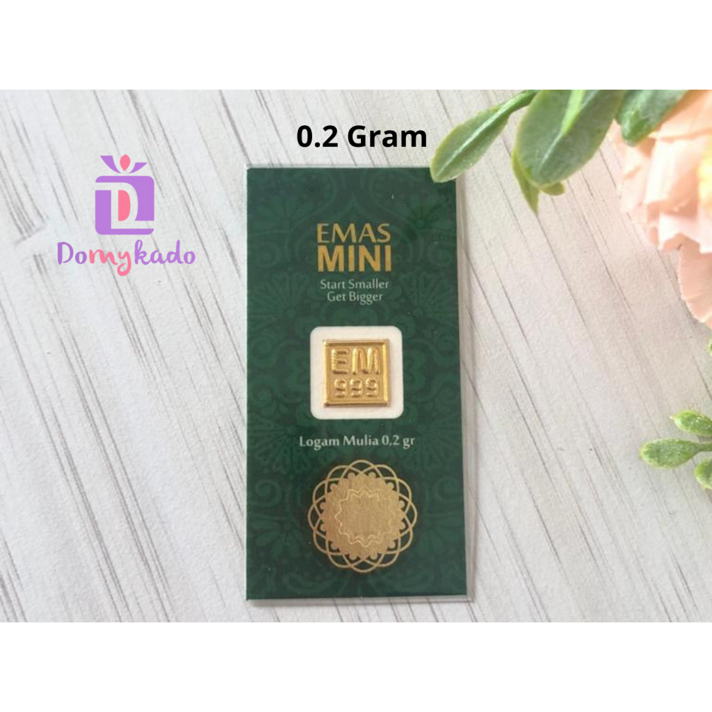 LM EMAS MULIA EMAS MINI 0,2 GRAM - 1 GRAM ASLI BERSERTIFIKAT