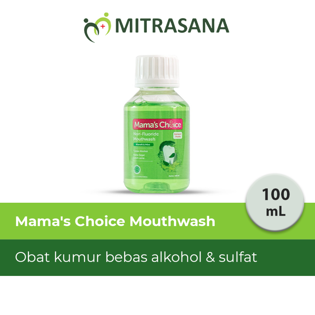 Mama's Choice Mouthwash (Obat kumur halal tanpa alkohol khusus ibu hamil dan menyusui)