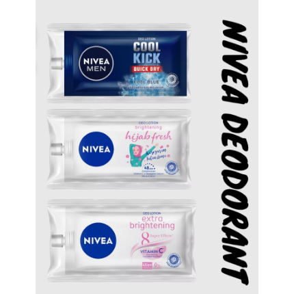 ^ KYRA ^ Nivea Deodorant Anti Bau Ketek dan Biang Keringat Extra Brightening Hijab Fresh - Kemasan Sachet