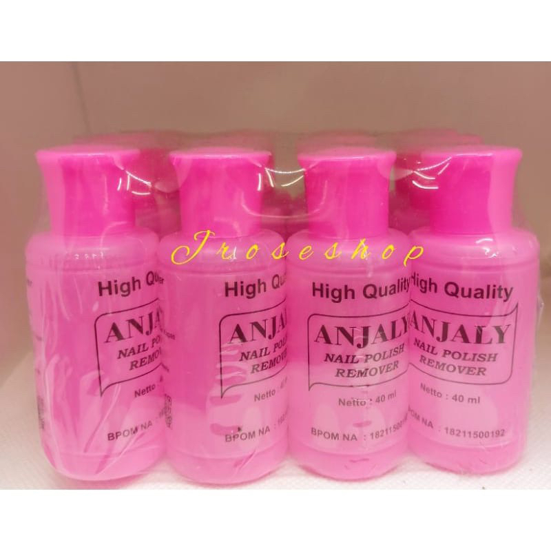 Aseton Anjaly Nail Polish Remover / Cairan Pembersih Kutek 40ml