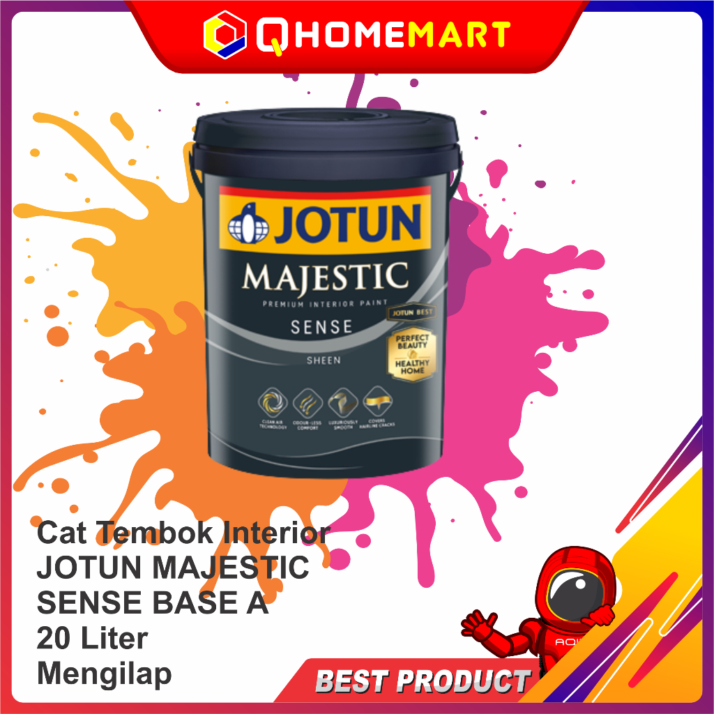 Cat Tembok Interior JOTUN MAJESTIC SENSE BASE A 20 Liter Mengilap