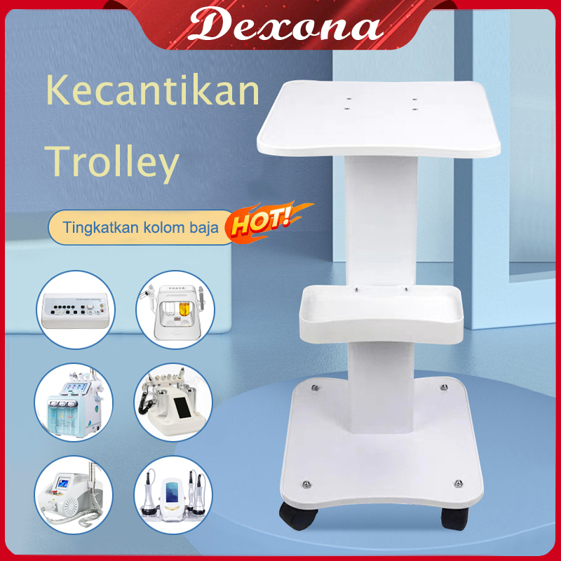 ⭐Kualitas Tinggi⭐Trolley Kecantikan Salon for Facial Alat Mesin Kecantikan Kualitas Tinggi Troller Trol Pilar Dukungan Logam
