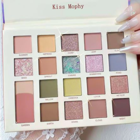 Eyeshadow Pallete 20 WARNA Korean Matte Glitter Eyeshadow Pigmented ORIGINAL Murah Smokey Eyeshadow 20 Colors Palet