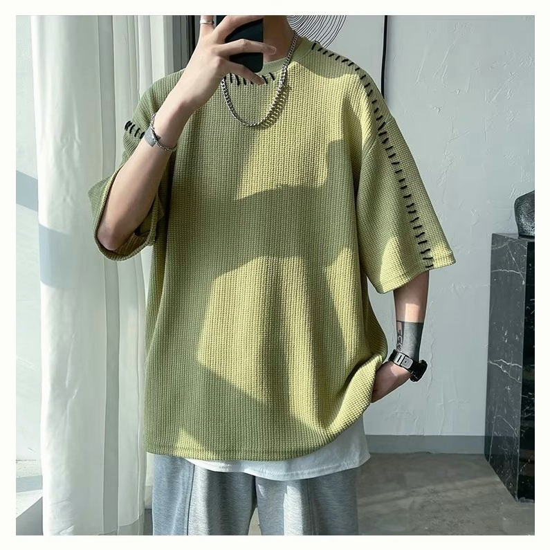 2023 NEW ARRIVAL INS FASHION 3/4 SHIRT PAKAIAN PRIA T-SHIRT KAOS PRIA