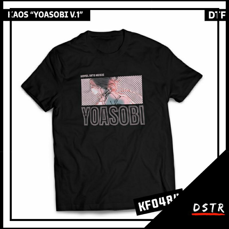 Kaos Baju Band Yoasobi Yoa Sobi Pendek XS-6XL KF0484