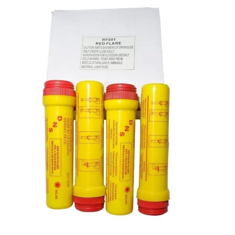 RED HAND FLARE DNS ORIGINAL - HARGA PER PAK ISI 4PCS API RED