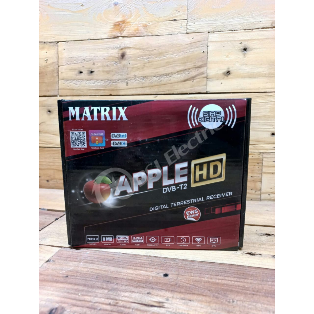 MATRIX Apple STB DVB - T2 Merah