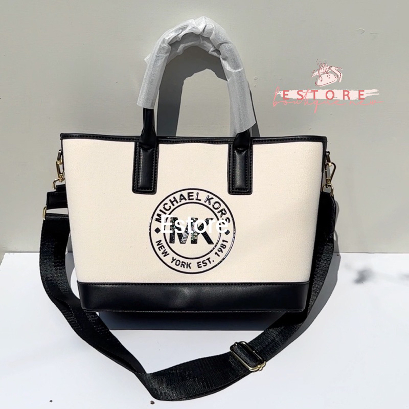 Tas Wanita Emkey Tote Canvas