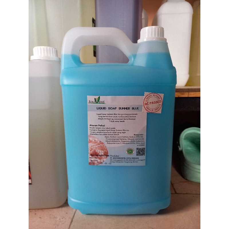 BODYWASH 5 LITER WANGI VANILLA SABUN MANDI CAIR HOTEL - BPOM