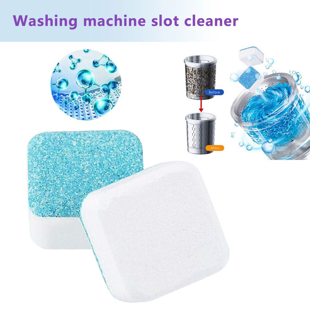 Tablet Pembersih Tabung Mesin Cuci Washing Machine Cleaner 1PCS - WFY457 - Blue